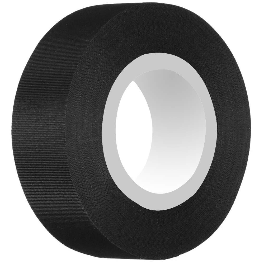 Akuoly Acetate Cloth Tape 30M Car Wiring Harness Tape –40°C~240°C Electrical Insulation Tape for Auto Vehicle and Cables, 30m x 20mm, Black