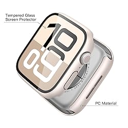 Misxi 2 Pack Tempered Glass Case Compatible for