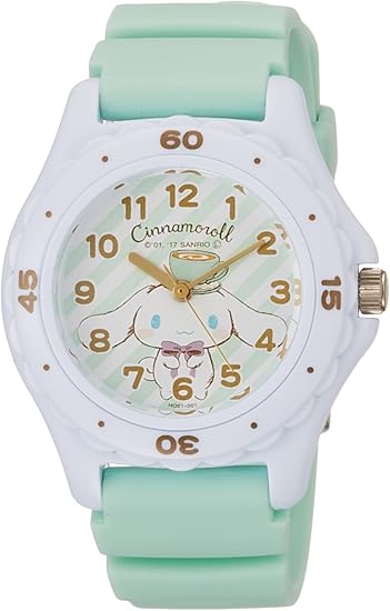 Amazon シチズン Q Q キッズ腕時計 シナモロール 15周年 記念モデル Hc01 001 ガールズ グリーン ガールズ腕時計 腕時計 通販