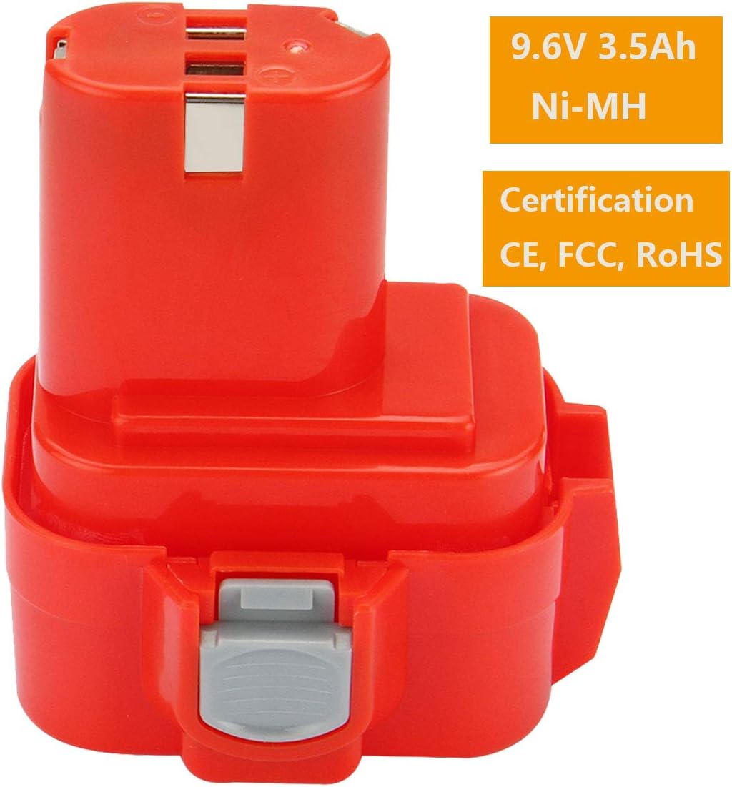 Shentec 9.6V Ni-Mh Battery Replacement for Makita PA09 9100 9120 9122 192595-8 192596-6 192638-6 193977-7 638344-4-2 - Image 4