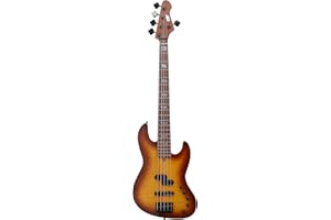 IYV-IPJB-500A Solid Body with Flame Maple Electric Jazz Bass, Natural