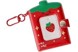 Photocard Binder Album Minis Photo Minis Photo Card Books Holder with Keychian 32 Pocket for Womens