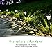 AZIRIER Solar Lights Waterproof Solar Garden Lights, Stainless Steel Solar Landscape Lights Outdoor for Lawn Patio Yard Garden Walkway 8 Pack