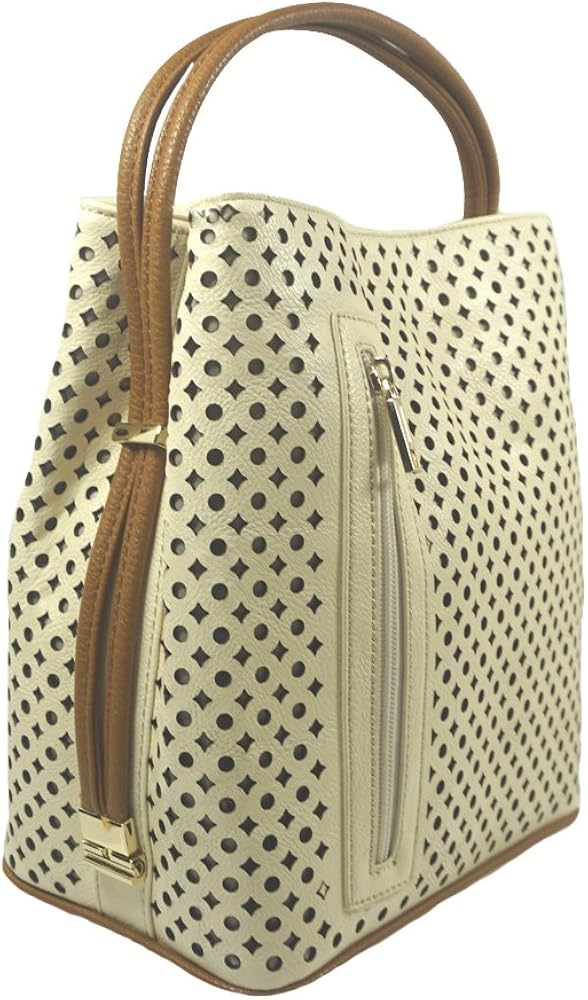 Designer Laser Cut Convertible Handbag by Samoe Style Handbags