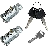 2 Pack Lock Cores Compatible with Thule One-Key System Lock Cylinders, Key Cylinder for Bike Rack, Roof Cargo, Roof Rack, Towers, Ski Rack