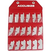 Accusize 18-Piece Angle Gage Set, Stainless Steel, Satin Finish | 18 Gages With 8 Gaging Surfaces Each, +/-0.5 Deg Accuracy, Fitted Case, 3602-5050