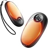 Hand Warmers Rechargeable 2 Pack Electric Hand Warmers Magnetic, 24Hrs Long Soft Heating Pocket Heater Gifts for Men Women Christmas Hiking Golf Hunting Ski