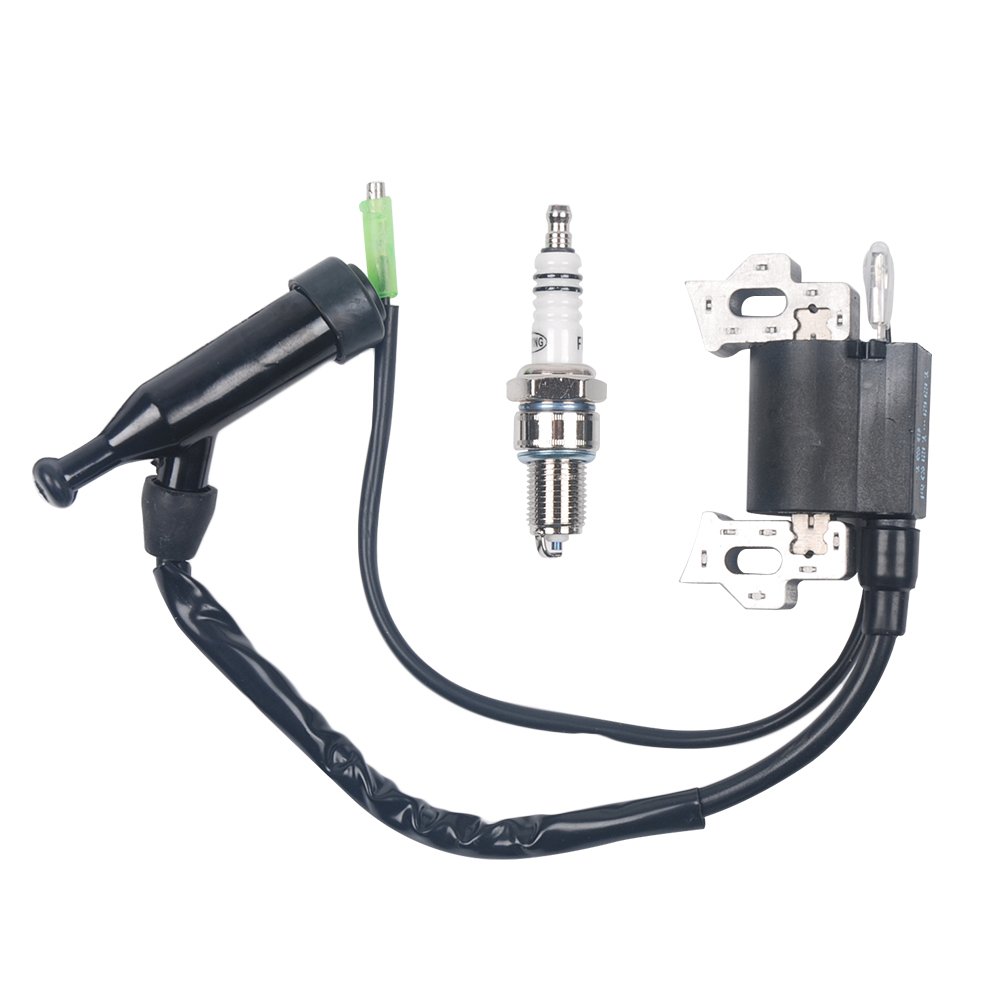 Beehive Filter Repalce Ignition Coil with Spark Plug for Honda Gx110 Gx120 Gx140 Gx160 Gx200 5.5hp 6.5hp Engine Generator Lawn Mower Motor