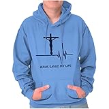 Christian Strong Jesus Saved My Life Crucifix