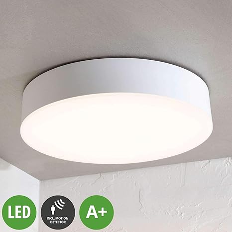 Lampenwelt Led Deckenleuchten Lahja Mit Bewegungsmelder Modern