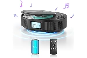 FELEMAN Portable CD Player Boombox