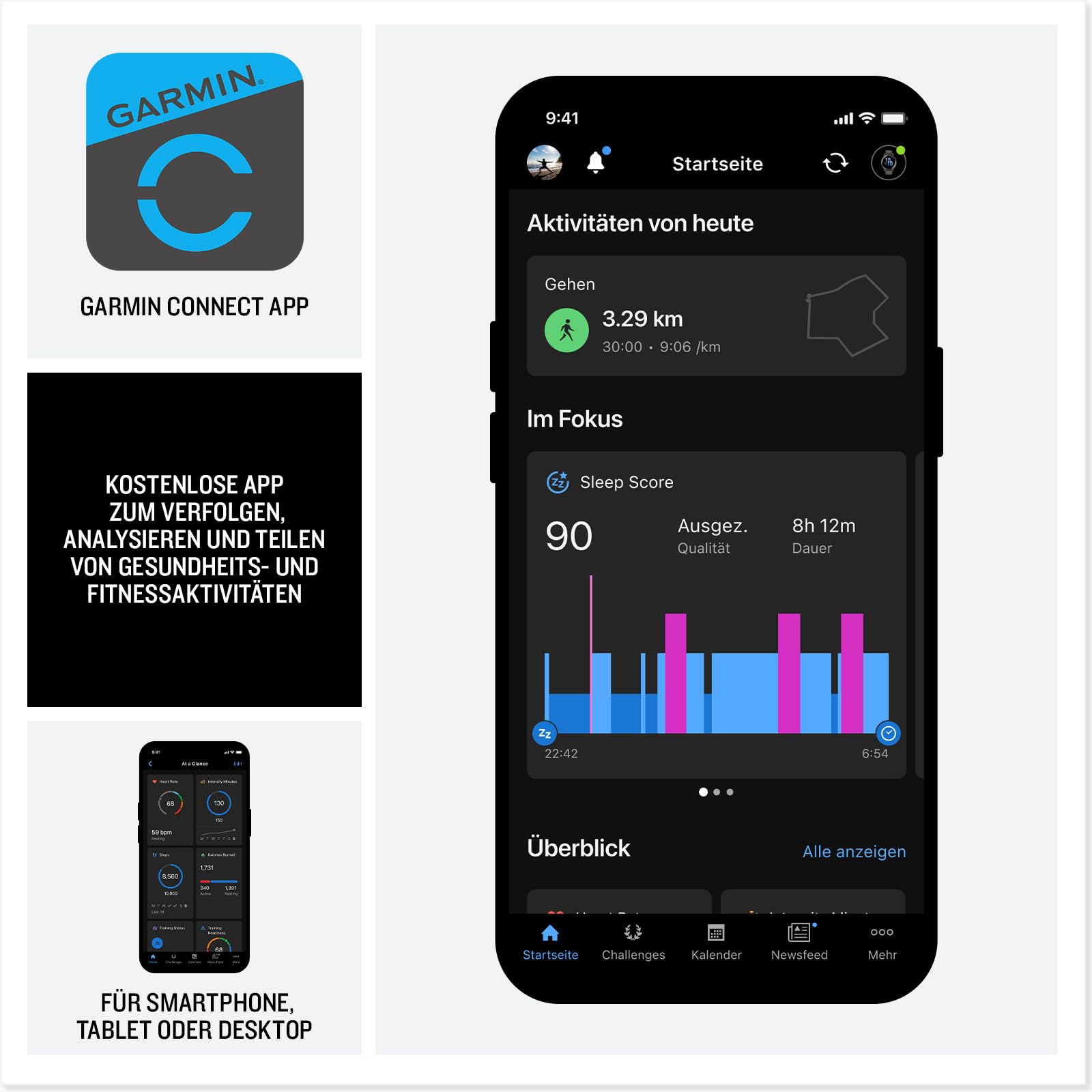 Garmin Venu 4 41mm - Fitness-Smartwatch, 1,2" AMOLED Touchdisplay, bis zu 10 Tage Akkulaufzeit, 80+ Sport-Apps, EKG, Health Status, Fitness Coach, Rollstuhlfunktionen, Telefonie, Taschenlampe 5