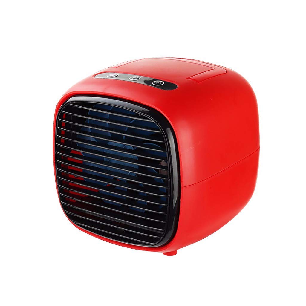Klions Portable Anion Air Conditioner Fan with Folding Handle, Upgrade Noise Reduction Air Cooler Fa