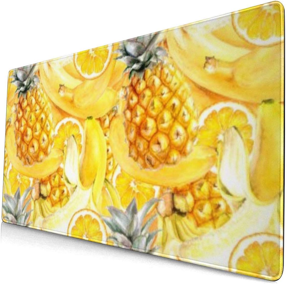 Novelty Mouse Pad Orange Pineapple and Banana Fruits