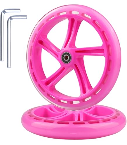 Amazon.com: Gladeer 2-Pack 200mm Scooter Wheels - 8-Inch Pink