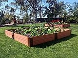 Frame It All Tool-Free Classic Sienna Raised Garden Bed 8' x 8' x 11