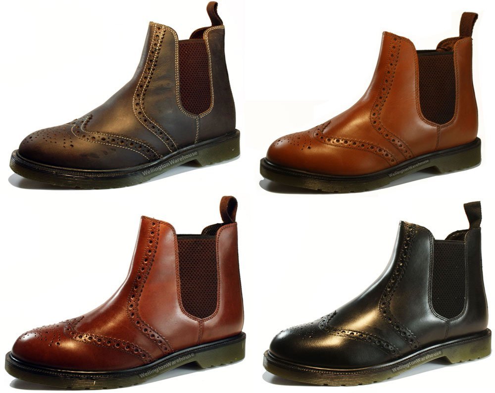 oaktrak brogue boots