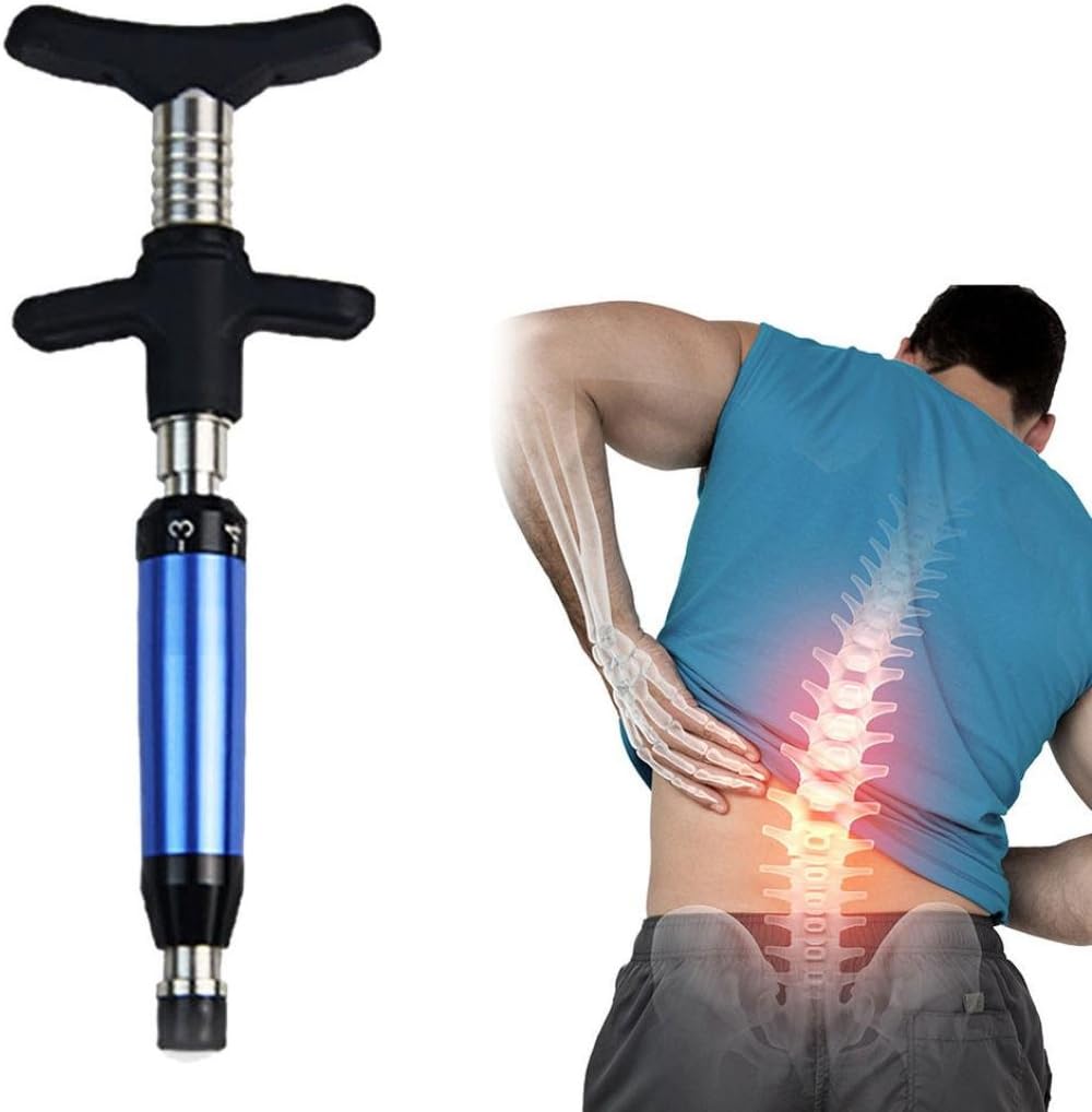Hunpta Spine Chiro Praktik Adjustment Tool Pulse Adjuster Spine Chiro Praktik Activator Blue
