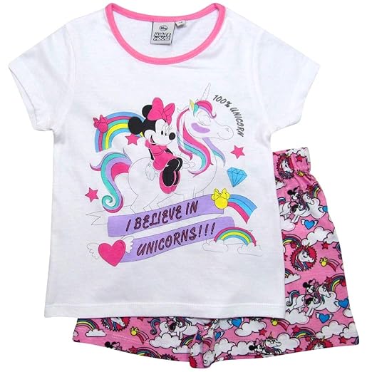 Minnie Mouse Pyjama Mädchen Schlafanzug Disney
