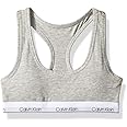 Calvin Klein Girls' Modern Cotton Molded Logo Bra
