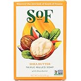 South Of France French Milled Bar Soap Shea Butter - 6 oz