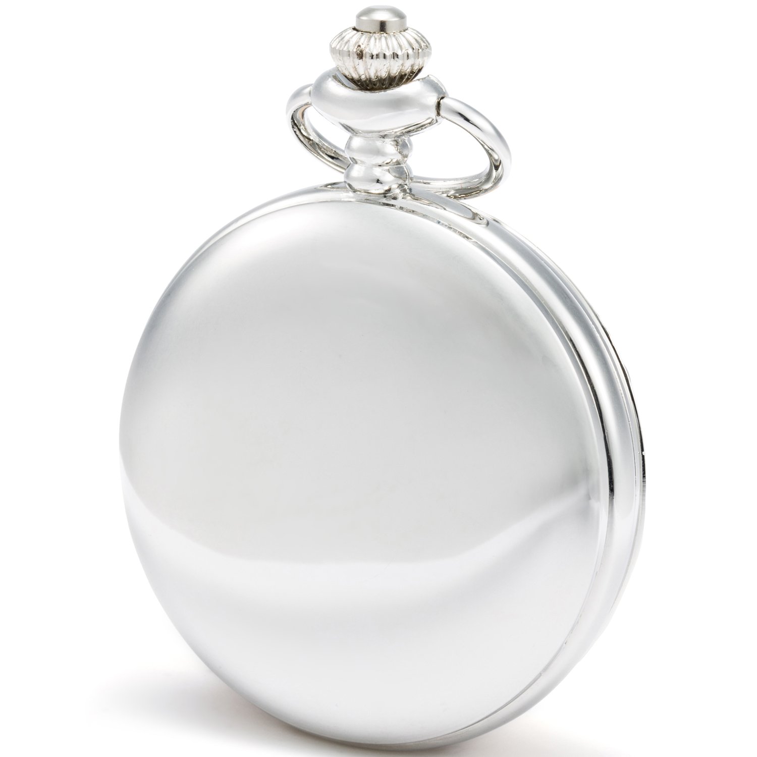 SEWOR Father\'s Day Quartz Pocket Watch Shell Dial Gold & Sliver Case Family Xmas Gift (DAD)