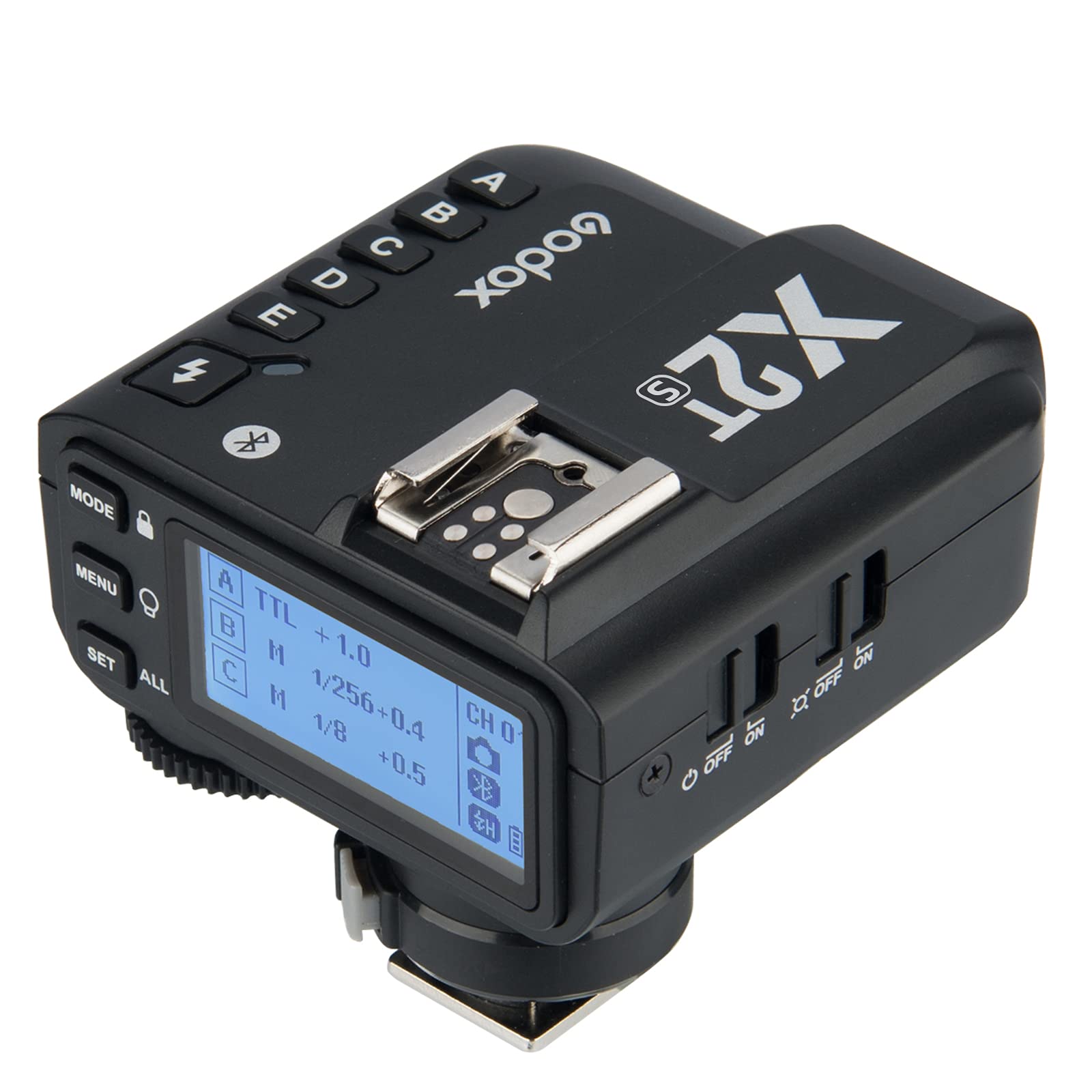 Godox X2T-S TTL High-Speed Sync 1/8000s 2.4G Wireless Flash Trigger Transmitter with Bluetooth Connection Compatible for Sony Cameras with USB LED