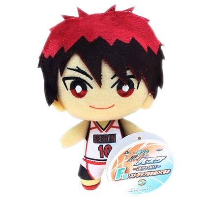 tiddy Kurokos Basketball Plush Toy Doll, Plush Toy Pendant, Backpack Pendant, Best Gift Collection Toy 15cm( Kagami Taiga)