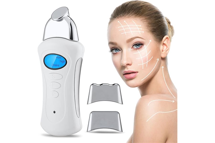 NUOPAIPLUS Home Skin Care Equipment, Facial Lifting Machine Electric Mini Beauty Instrument Handheld Galvanic Spa Skin Tightening Body Slimming Massager, 1 grams