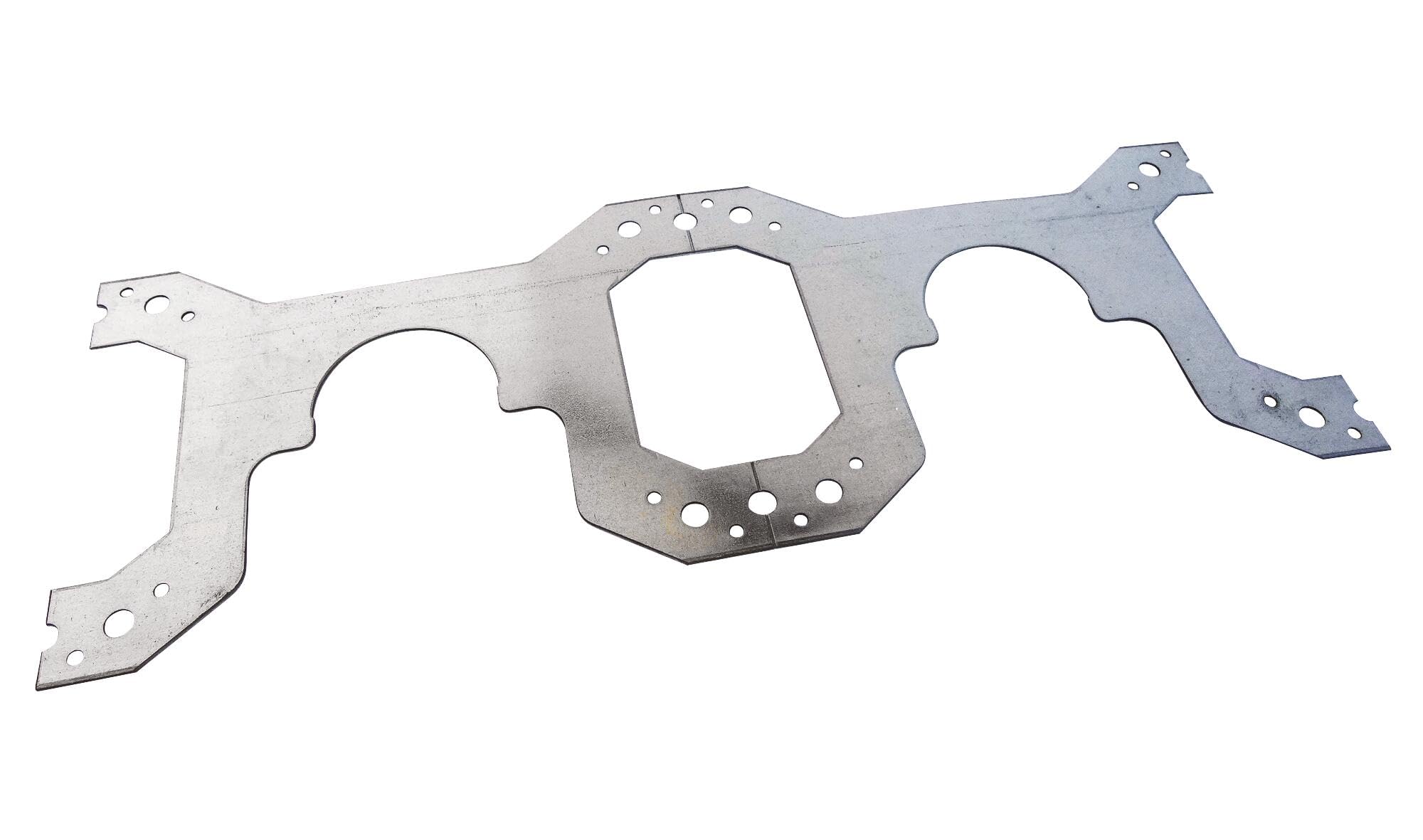 SOMATHERM FOR YOU - Double Stainless Steel Plate for Fixing Recessed Cases 2034 Grey