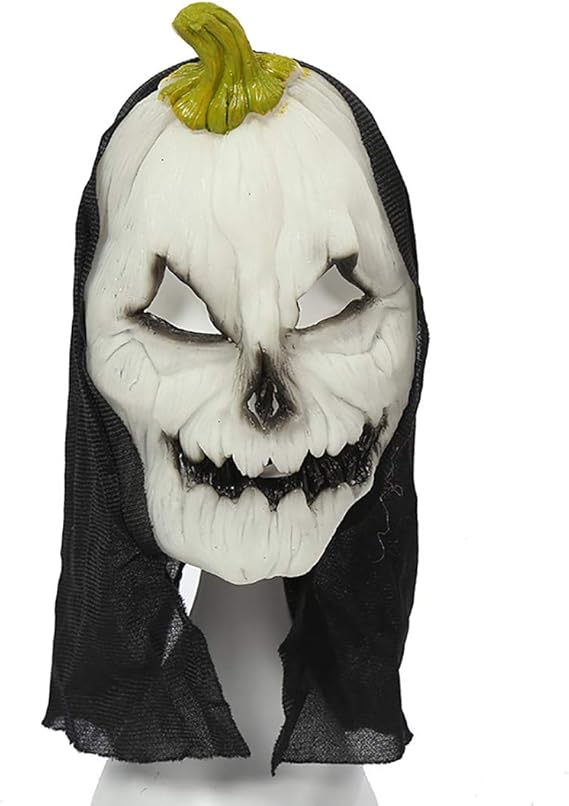 Halloween Luminous Horror Grimace Mask, Luminous Scary Pumpkin Head