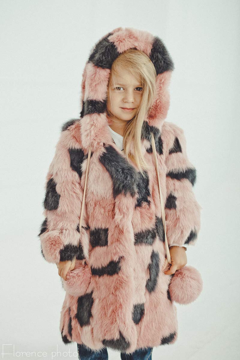 rabbit fur parka