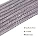Noverlife 10 Strands 50cm/20″ Gray Dreadlock Extensions, Single Ended Crochet Synthetic Dreadlocks Accessories, Jamaica Punk Hip-Hop Reggae Hair Braiding Wigs Faux Locs for Fashion Men Womenthumb 3