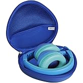 Hermitshell Hard Travel Case for iClever HS19 / iClever BTH12 Kids Headphones (Blue)