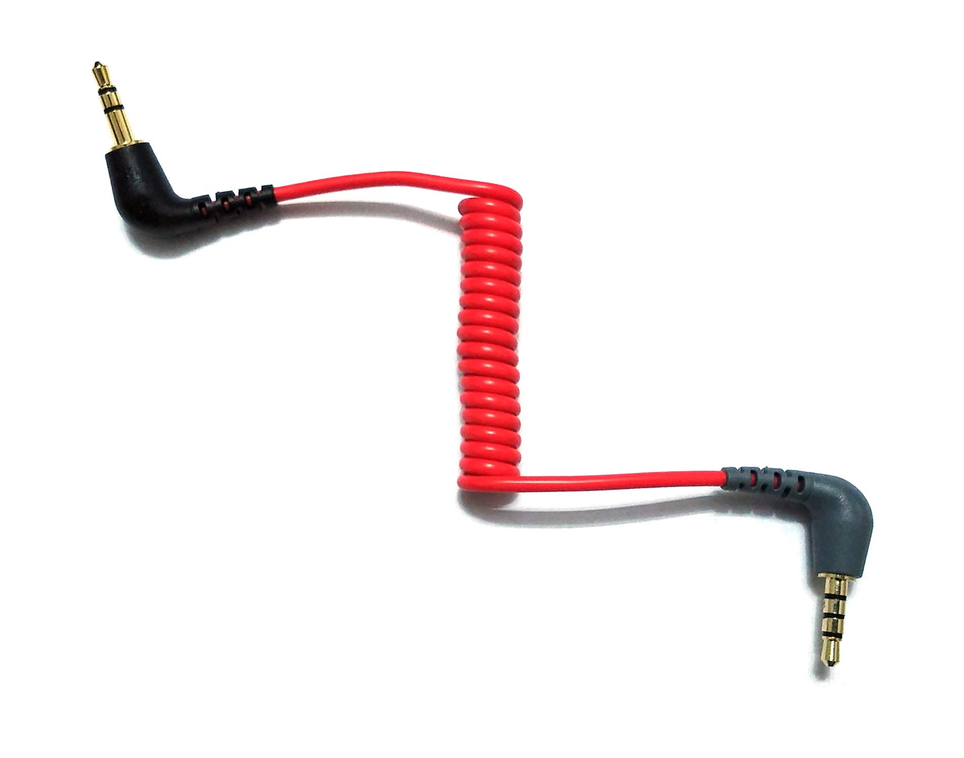 3.5mm TRS to TRRS Patch Adapter Microphone Cable Compatible for Android Smartphone rode VideoMic GO VideoMicro Wireless GO