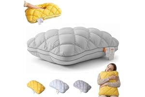 Pineapple Pillow, Pineapple Cloud-Like Down Pillow with Balanced Softness & Bouncy Support, Pineapple Cloud Pillow for Bedroo
