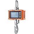 Klau 1000 kg 2000 lb Hanging Scale Digital Industrial Heavy Duty Crane Scale Smart Measuring Tool Orange for Farm Factory