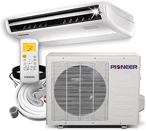 Amazon Com Pioneer Air Conditioner Uyb024gmfilcad Floor Ceiling Split Ductless Inverter And Heat Pump System 24 000 Btu 208 230 V White Everything Else