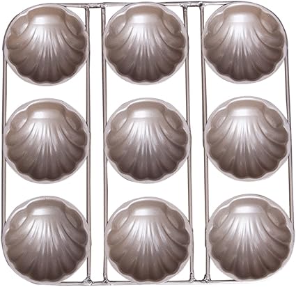 Dytiying 9 Tasse En Forme De Coquille Saint Jacques Madeleine Anti Adhesive Gateau Cuisson Coupe Moules Avec Bake Cookie Moule Cuisine Cuisine Maison Seviin Com Br