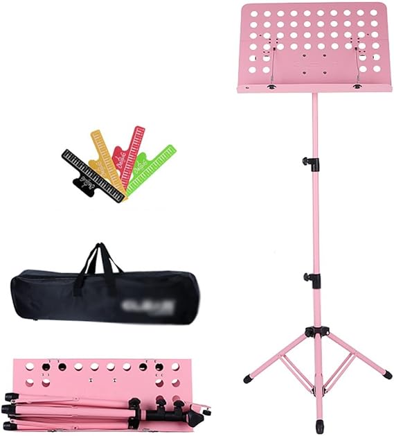 Panel Foldable，Music Stands Adjustable，Folding Travel Metal Music Stand，Metal Folding Sheet