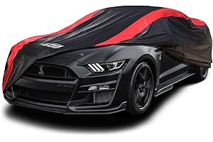 AltoCover Car Cover Custom Fit for Ford Mustang 1994-2025, Coupe Car Cover Waterproof All Weather with Cotton Liner for Rain Snow Protection