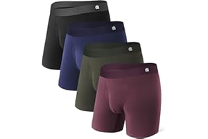 DAVID ARCHY Men's Ultra Soft Underwear Micro Modal Breathable Moisture Wicking Seamless Underwear for Men Multipack