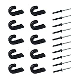 10 Pcs J-Hooks & 10 Pcs Rivets - Lashing Hooks for