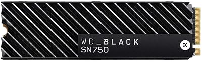 WD Black SN750 500GB M.2 NVMe SSD PCIe Gen3 Gaming SSD Heatsink