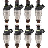 MOSTPLUS 36 lb Fuel Injectors 0280155737 Compatible for Chevy Corvette Camaro Ford Mustang Pontiac Firebird TransAm 380cc/min (Set of 8)