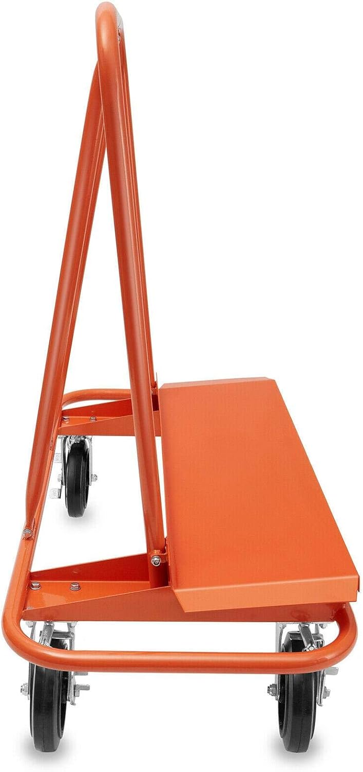 Drywall Sheet Cart Plywood Panel Dolly Trolley Truck 4 Swivel Wheels
