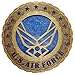 Contemporary Air Force Wings Armed Forces Decorative Custom Laser Crafted Three Dimensional Wooden Wall Plaque