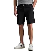 Haggar mens Cool 18 Classic Fit Expandable Waist Short Regular and Big &amp; Tall Sizes