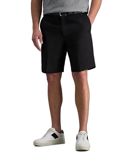 PGA TOUR Men's Double Pleat Expandable Golf Short, Asphalt, 30 at