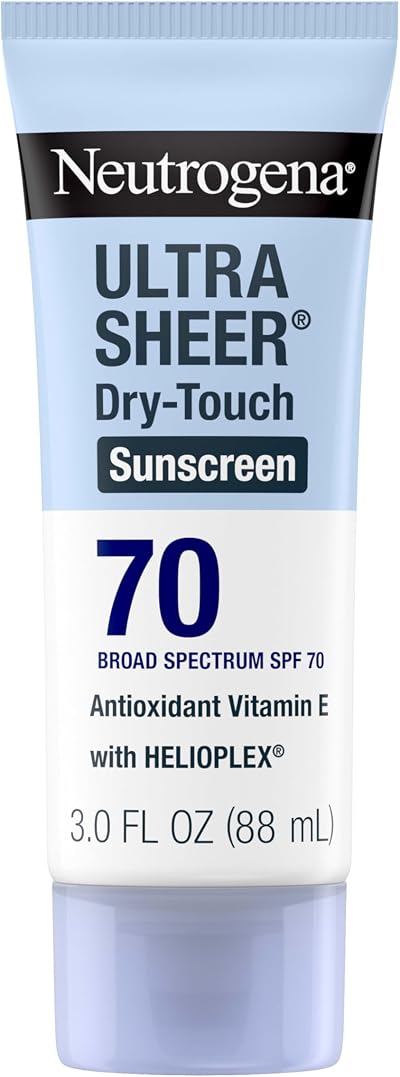 Neutrogena Ultra Sheer Broad Spectrum Sunscreen SPF 70 3 Oz